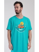 Pánská noční košile s krátkým rukávem Adventure Pánská noční košile s krátkým rukávem Adventure