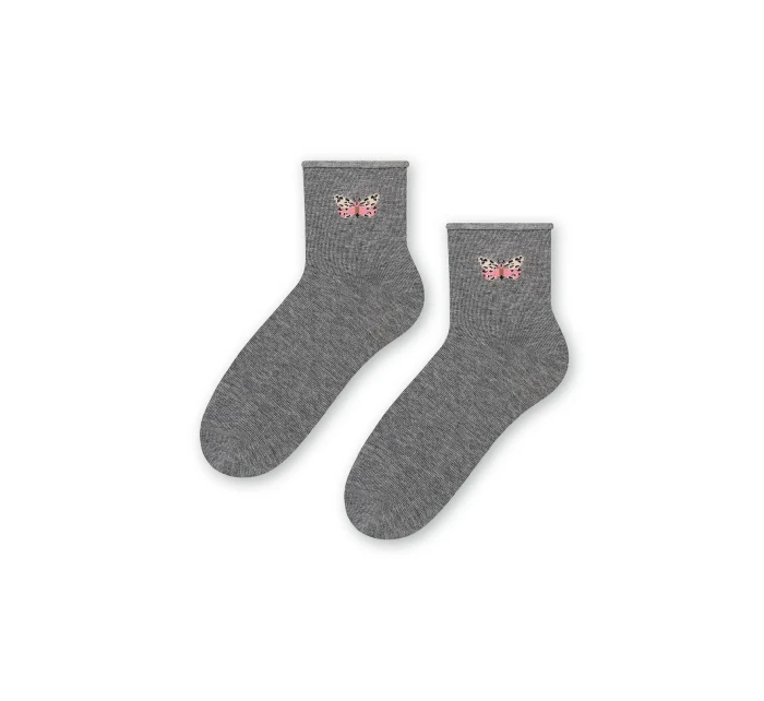 Vzorované netlačící ponožky Steven art.099 35-40