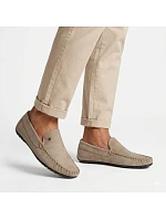 Pánské kožené mokasíny polobotky béžovéFilippo MP923