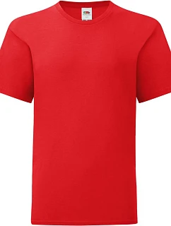 Fruit of the Loom Kids Iconic 150 T Dětské tričko 16.1023 red