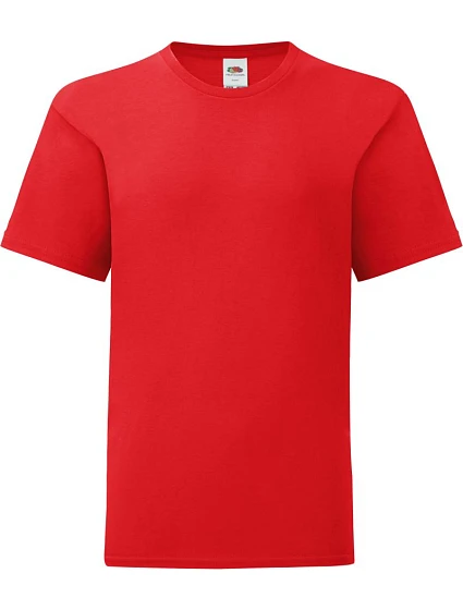 Fruit of the Loom Kids Iconic 150 T Dětské tričko 16.1023 red Fruit of the Loom Kids Iconic 150 T Dětské tričko 16.1023 red