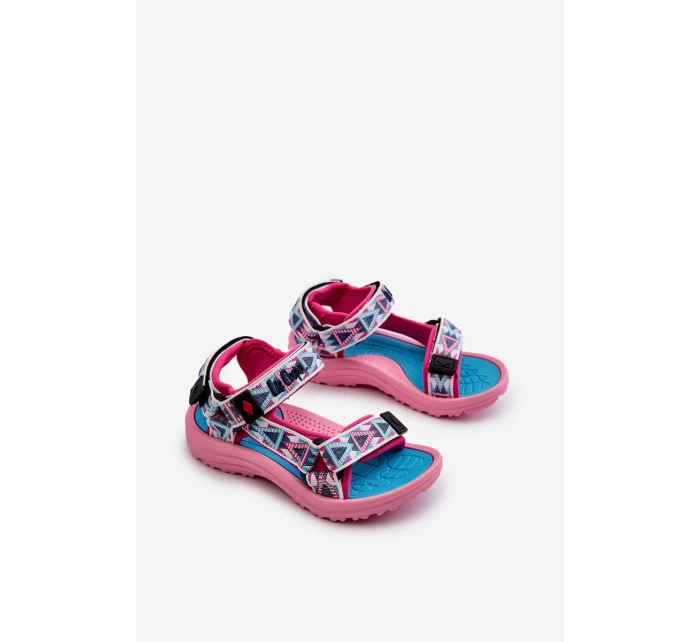 Dětské sandálky Lee Cooper LCW-24-34-2600 Růžové