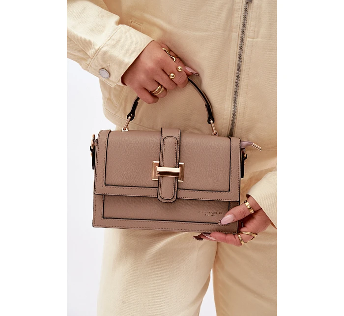 Kabelka Listonoska Tmavě Béžová Nelsera