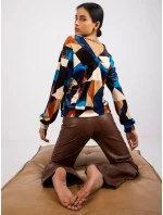 Halenka DHJ BZ 6550.74P tmavě modrá