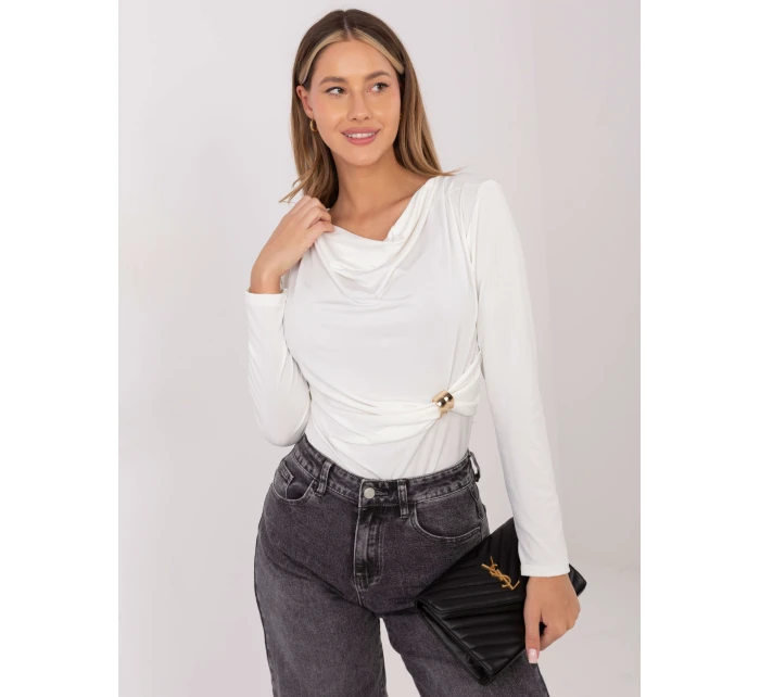 Bluzka MI BZ model 21786419 ecru - FPrice Bluzka MI BZ model 21786419 ecru - FPrice