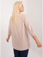 Bluzka RV BZ model 20080959 beżowy - FPrice Bluzka RV BZ model 20080959 beżowy - FPrice