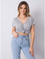 T shirt RV TS model 21302217 szary - FPrice T shirt RV TS model 21302217 szary - FPrice