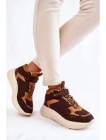 Dámská sportovní obuv Memory Foam System Big Star KK274404 Hněde Dámská sportovní obuv Memory Foam System Big Star KK274404 Hněde