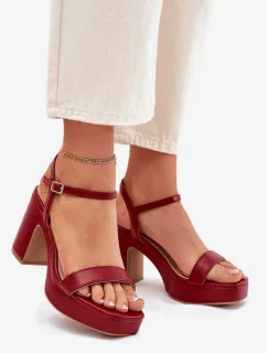 Sandály na podpatku  model 214094 Step in style