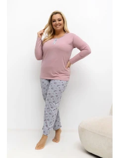 ~Piżama Plus Size model 221196 Forever Pink