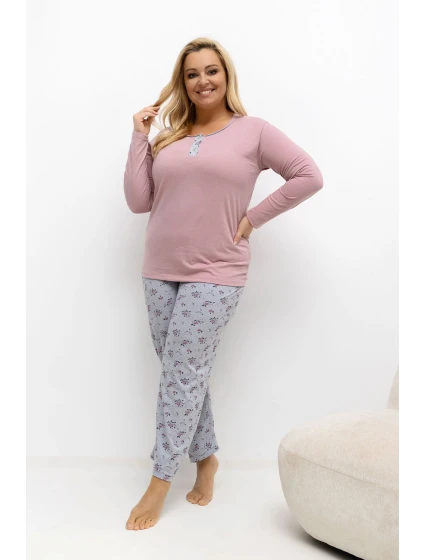 ~Piżama Plus Size model 221196 Forever Pink ~Piżama Plus Size model 221196 Forever Pink