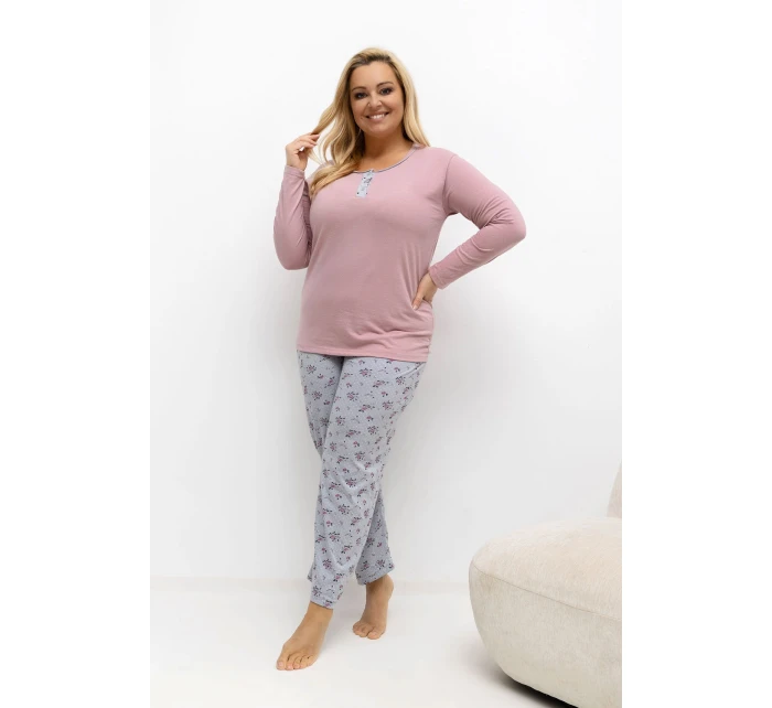 ~Piżama Plus Size model 221196 Forever Pink ~Piżama Plus Size model 221196 Forever Pink