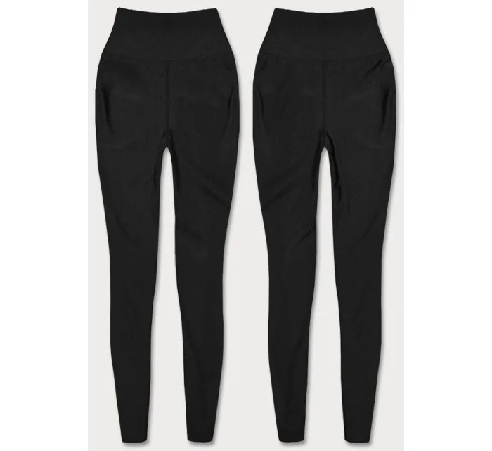 Klasické černé legíny - lycra (HH040-1)