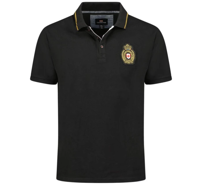 Koszulka polo BLACK RM MEN 254 model 21358954 - Canadian Peak Koszulka polo BLACK RM MEN 254 model 21358954 - Canadian Peak