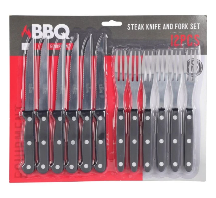 STEAKOVÉ PŘÍBORY 12 KUSŮ