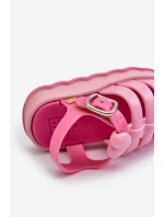 Voňavé Dětské Sandálky Na Suchý Zip ZAXY NN385018 Růžové