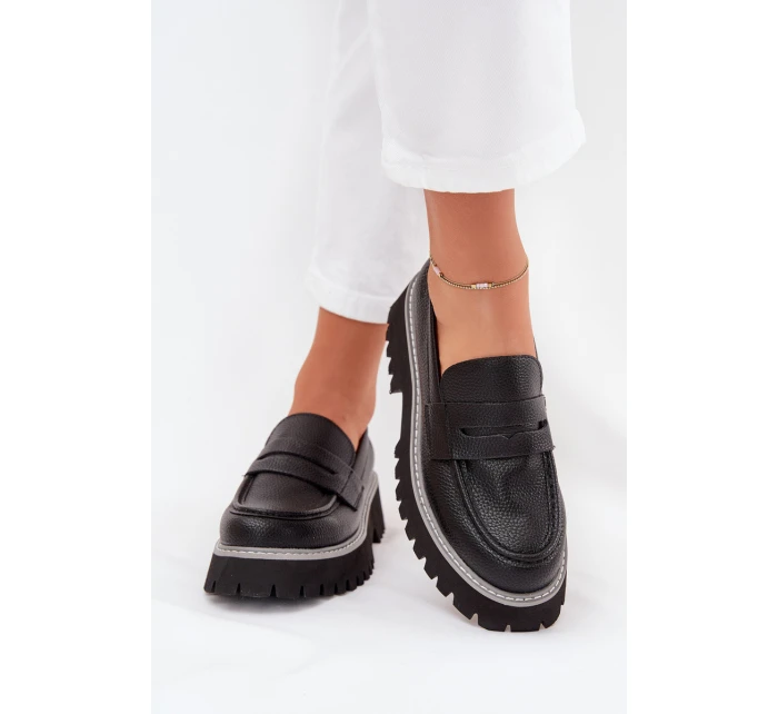 Dámské Mokasíny Na Platformě A Plochém Podpatku Big Star model 21705309 Černé - Big Star Shoes