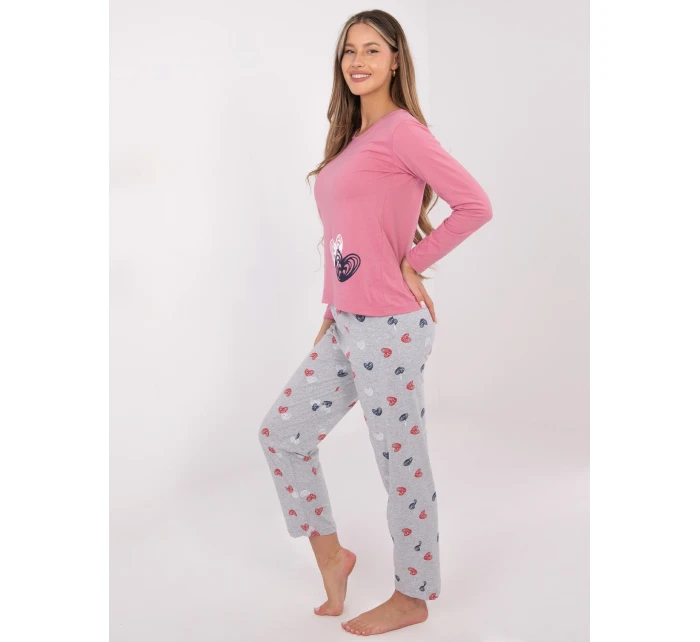 Pyžamo DU PI FP 009.84 růžové