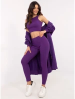 Sada EM KMPL 851.86P tmavě fialová