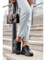 Robustní dámská sportovní obuv Tenisky Black Toderus