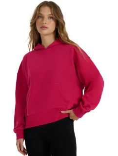 Dámská mikina 4F F1887 tmavě růžová 4FWAW25TSWSF1887 53S