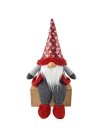 VÁNOČNÍ TRPASLÍK SEDÍCÍ 92CM