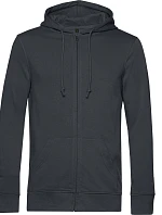 B&C Inspire Zipped Hood_° Pánská mikina s kapucí 01.U35B asphalt