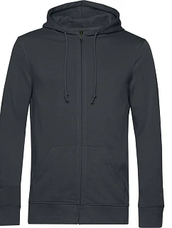 B&C Inspire Zipped Hood_° Pánská mikina s kapucí 01.U35B asphalt