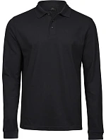Tee Jays TJ 1406 Pánské elastické piqué polo s dl. rukávem 18.1406 black Tee Jays TJ 1406 Pánské elastické piqué polo s dl. rukávem 18.1406 black
