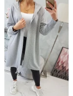 Šedá bunda s potiskem Šedá bunda s potiskem