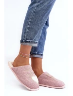Dámské klasické pantofle s růžovou výstelkou Mabira Dámské klasické pantofle s růžovou výstelkou Mabira