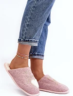 Dámské klasické pantofle s růžovou výstelkou Mabira