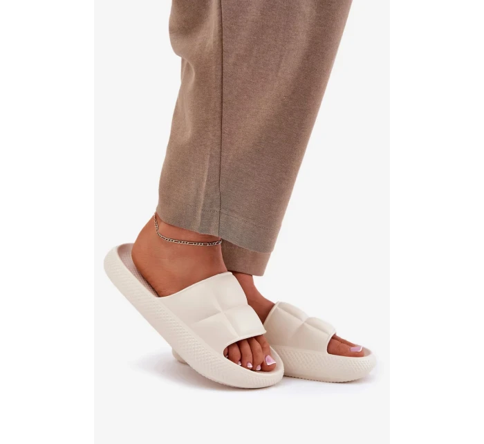 Dámské pěnové pantofle LEE MAYA SLIDER WOMEN LOW – béžové