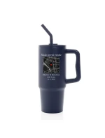 Personalizovaná termoska s barevným víčkem s mapou