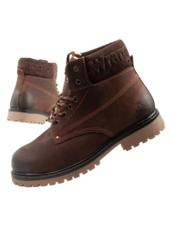 Arch pánské boty model 21420749 boots smart leather dark brown - Wrangler