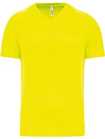 PA 476 Pánské sportovní tričko s výstřihem do V model 22513168 fluorescent yellow - Kariban ProAct PA 476 Pánské sportovní tričko s výstřihem do V model 22513168 fluorescent yellow - Kariban ProAct