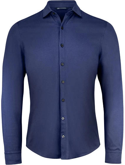 Cutter & Buck Advantage Shirt Men Piqué košile s dlouhým rukávem 68.2410 dark navy Cutter & Buck Advantage Shirt Men Piqué košile s dlouhým rukávem 68.2410 dark navy