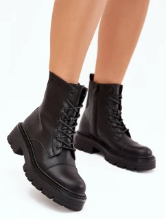 Zateplené dámské pracovní boty Big Star model 21706525 černé - Big Star Shoes