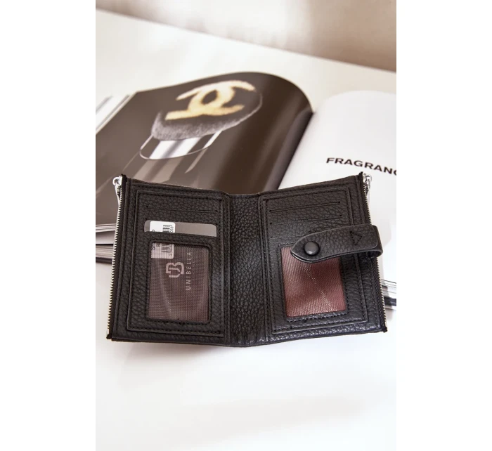 Eko Kožená Dámská Peněženka Černá Bronica