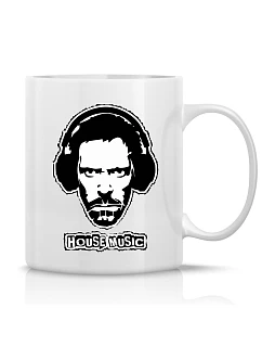 DR. HOUSE - klasický bílý keramický hrníček 300 ml