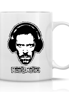 DR. HOUSE - klasický bílý keramický hrníček 300 ml
