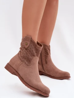 Boty na podpatku  model 224618 Step in style