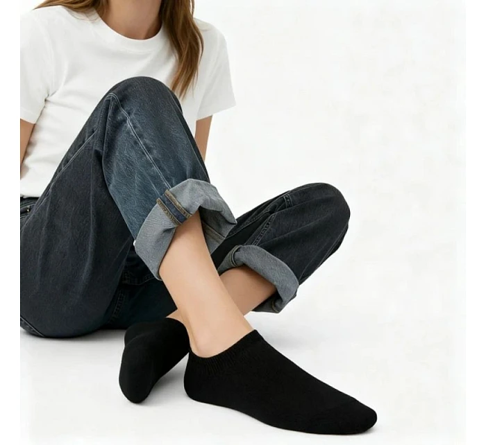 Dámské krátké bambusové ponožky černé Filippo SD-SO02