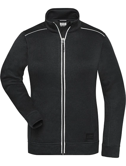 Daiber JN 897 Dámská pracovní pletená fleece bunda - Solid 02.0897 black/black Daiber JN 897 Dámská pracovní pletená fleece bunda - Solid 02.0897 black/black