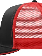 Daiber MB 6635 6 panelová Pro síťovaná sandwich kšiltovka 03.6635 black/red