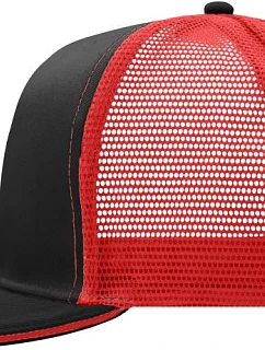 MB 6 panelová Pro síťovaná sandwich kšiltovka 03. black/red model 22495891 - Daiber