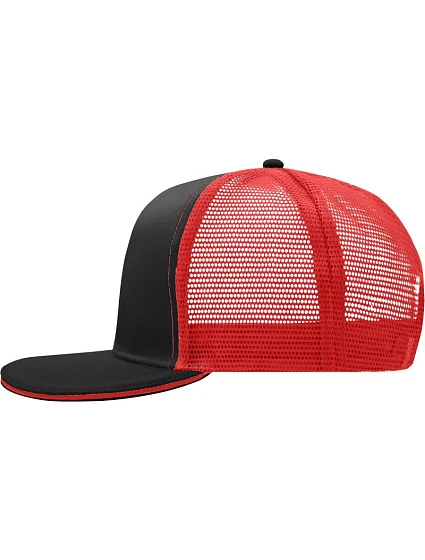 Daiber MB 6635 6 panelová Pro síťovaná sandwich kšiltovka 03.6635 black/red Daiber MB 6635 6 panelová Pro síťovaná sandwich kšiltovka 03.6635 black/red