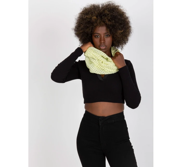 Dámská tunelová šála AT CH BF48181 světle žlutá