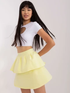 Spódnica EM SD HS 20 model 18761779 jasny żółty - FPrice