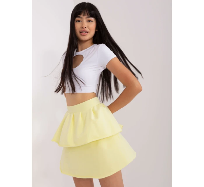 Sukně EM SD HS 20 44.13 světle žlutá